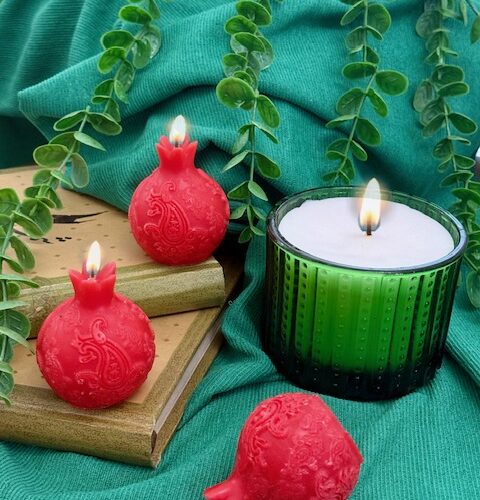 شمع انار بته جغه