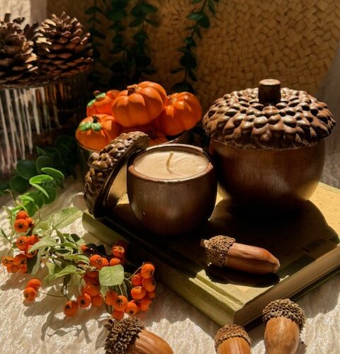 شمع بانکه بلوط 2تایی